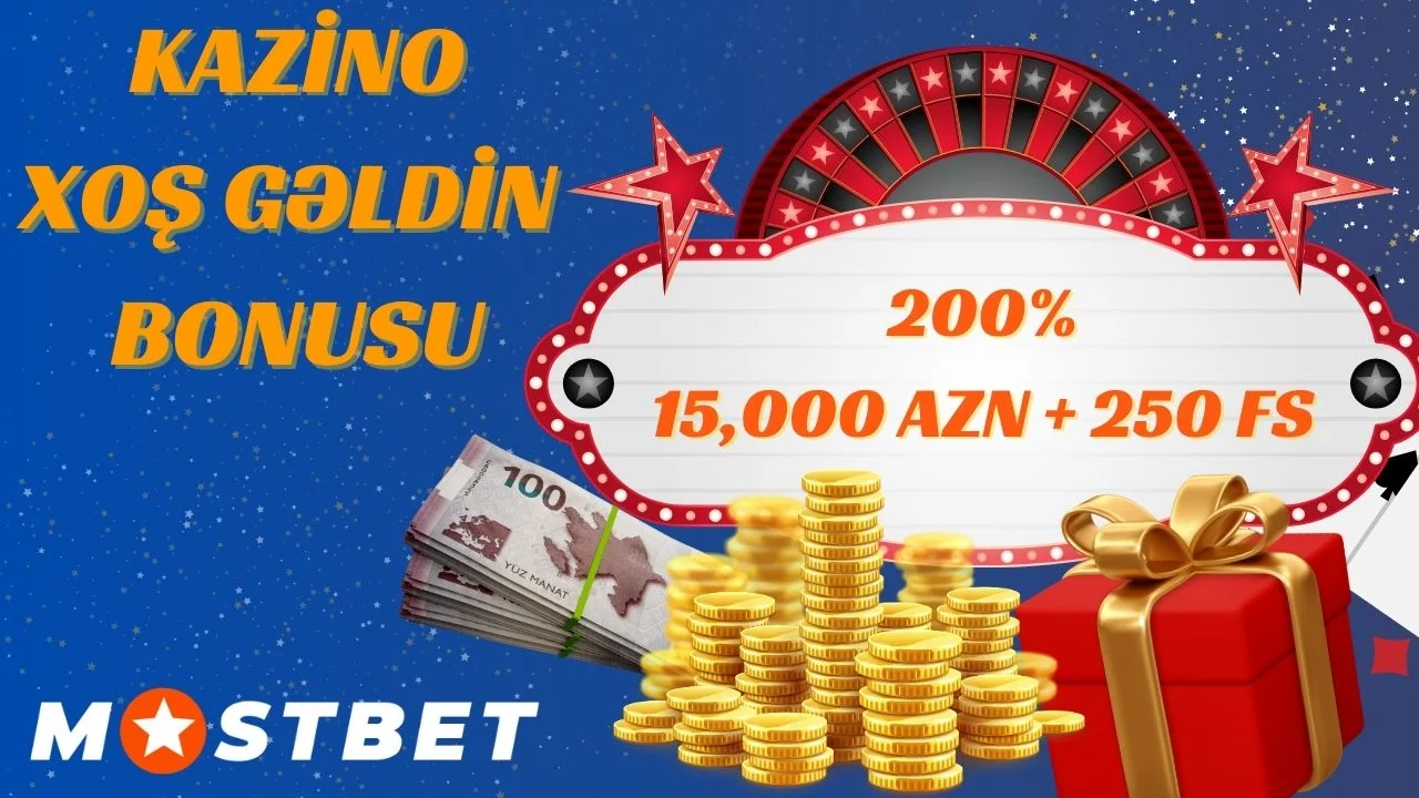 Kazino üçün Mostbet bonusu